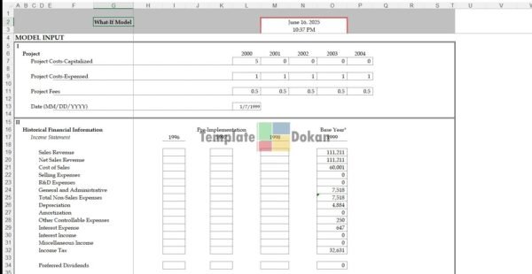 What If Analysis Template